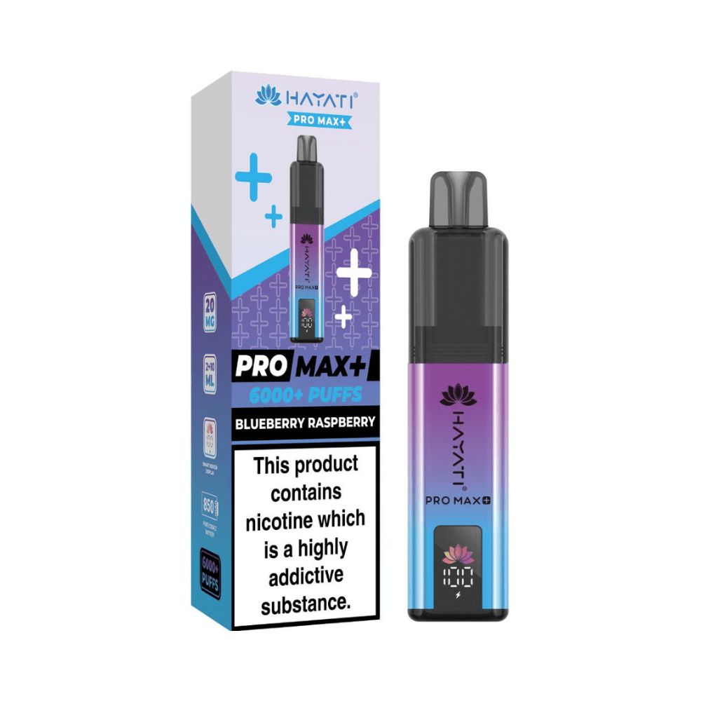  Blueberry Raspberry Hayati Pro Max Plus 6000 Prefilled Vape Kit