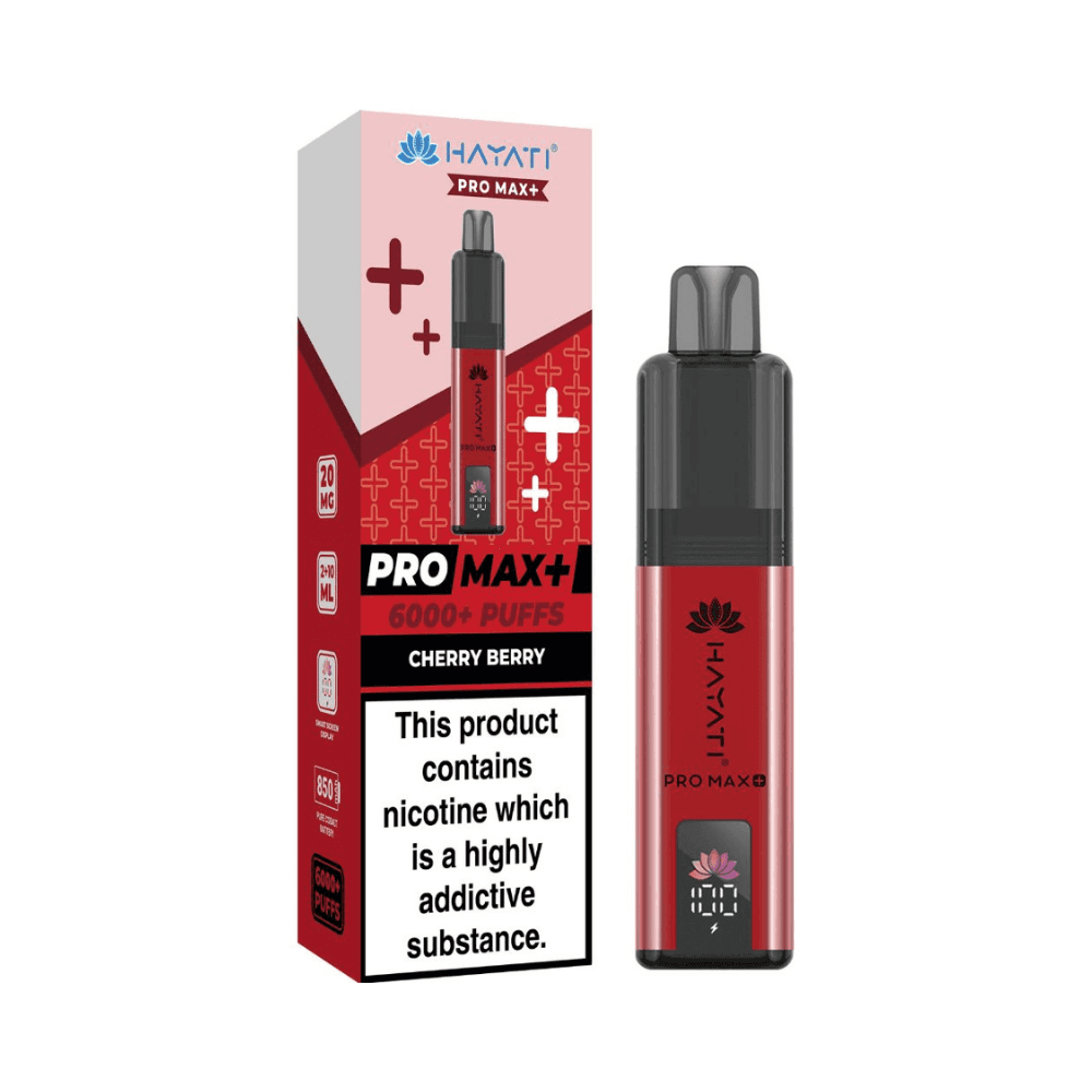  Cherry Berry Hayati Pro Max Plus 6000 Prefilled Vape Kit