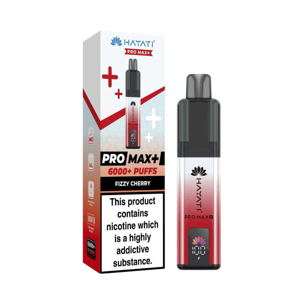  Fizzy Cherry Hayati Pro Max Plus 6000 Prefilled Vape Kit