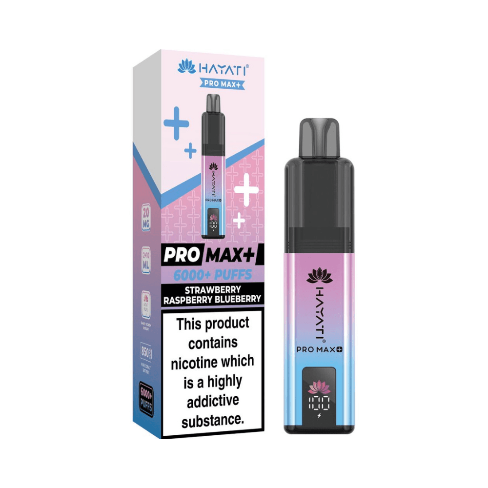  Strawberry Raspberry Blueberry Hayati Pro Max Plus 6000 Prefilled Vape Kit