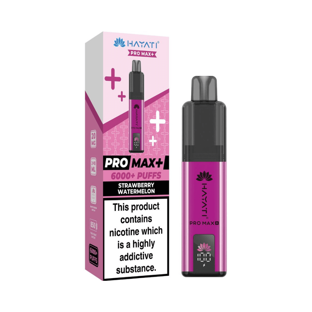  Strawberry Watermelon Hayati Pro Max Plus 6000 Prefilled Vape Kit