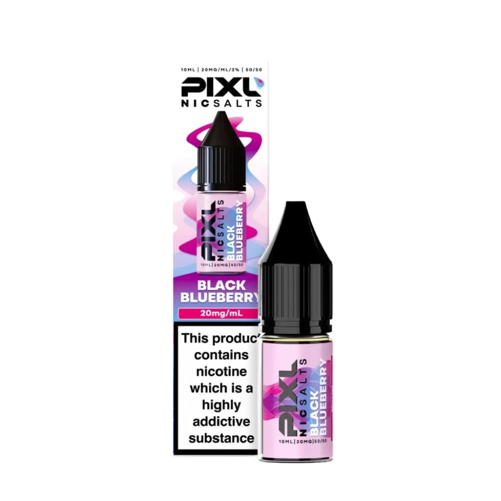  Black Blueberry / 20mg Pixl Nic Salts 10ml E liquids