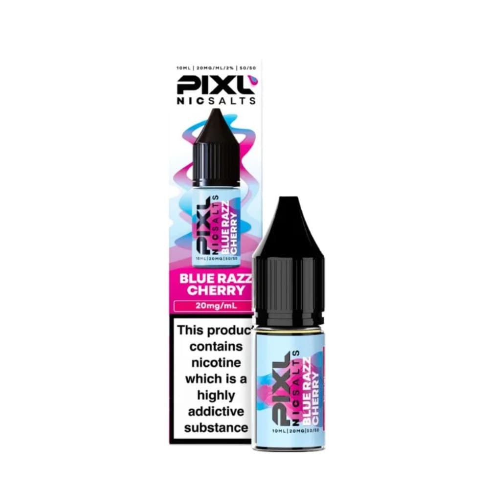  Blue Razz Cherry / 20mg Pixl Nic Salts 10ml E liquids