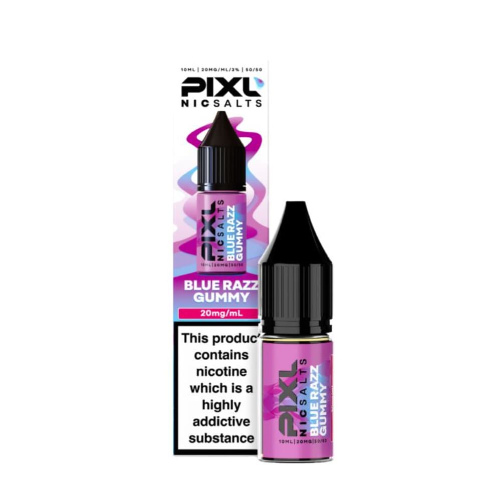  Blue Razz Gummy / 10mg Pixl Nic Salts 10ml E liquids