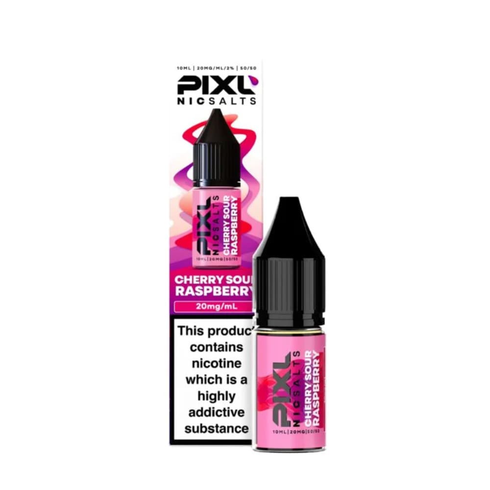  Cherry Sour Raspberry / 10mg Pixl Nic Salts 10ml E liquids