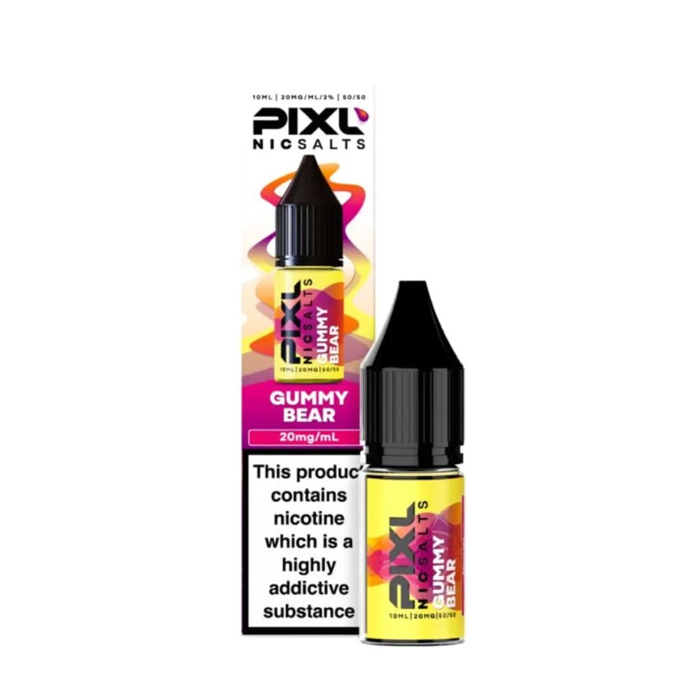  Gummy Bear / 10mg Pixl Nic Salts 10ml E liquids