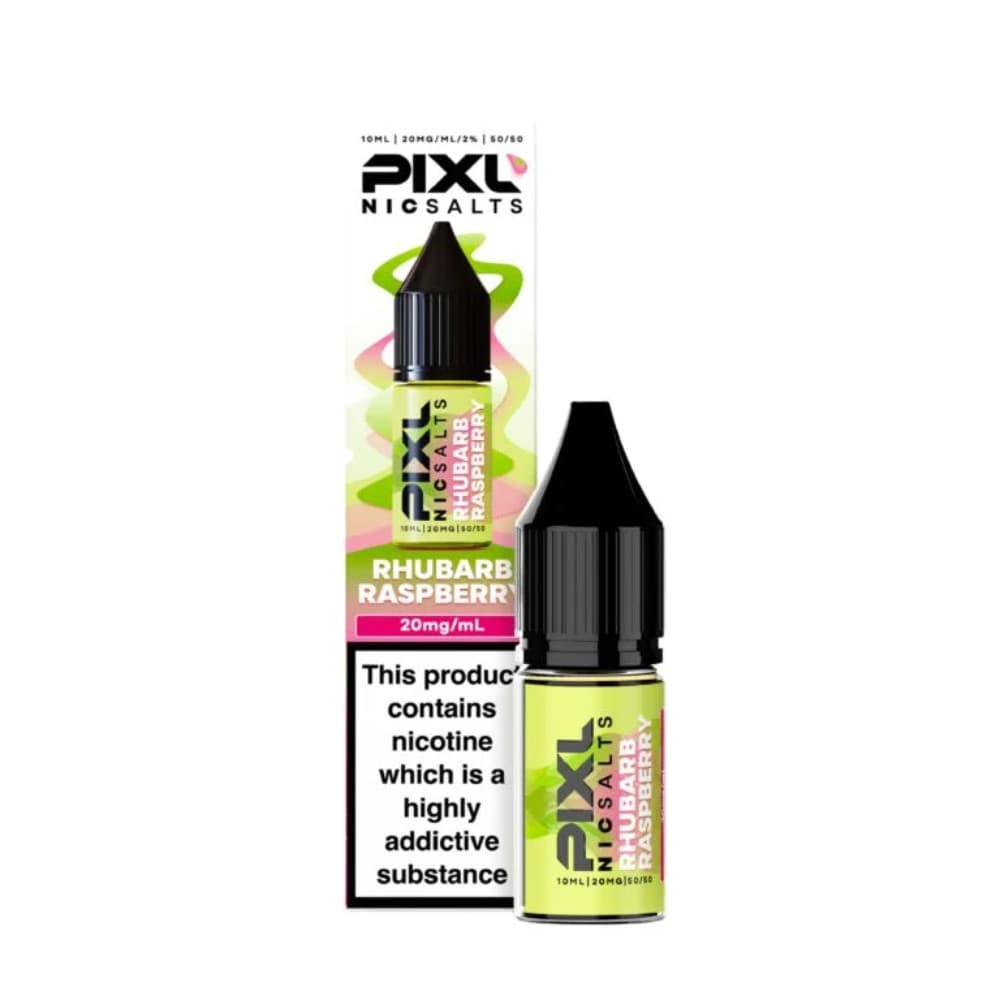  Rhubarb Raspberry / 20mg Pixl Nic Salts 10ml E liquids