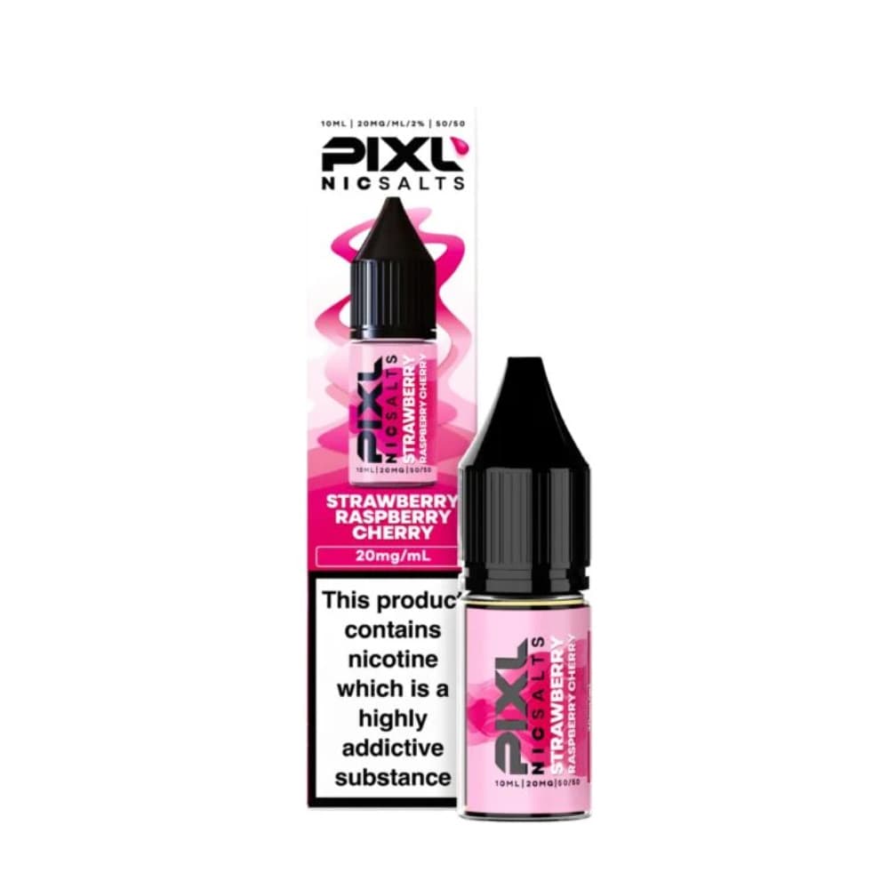  Strawberry Raspberry Cherry / 10mg Pixl Nic Salts 10ml E liquids