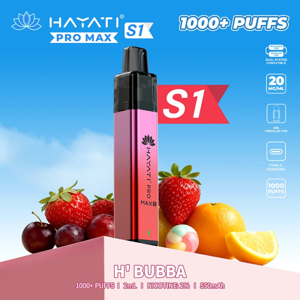  H' Bubba Hayati Pro Max S1 Prefilled Vape Kit