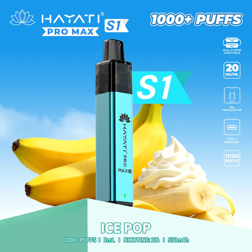  Ice Pop Hayati Pro Max S1 Prefilled Vape Kit