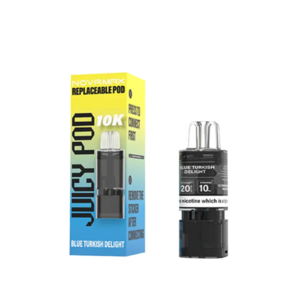  Blue Turkish Delight Juicy Pod Novamax 10K Pods