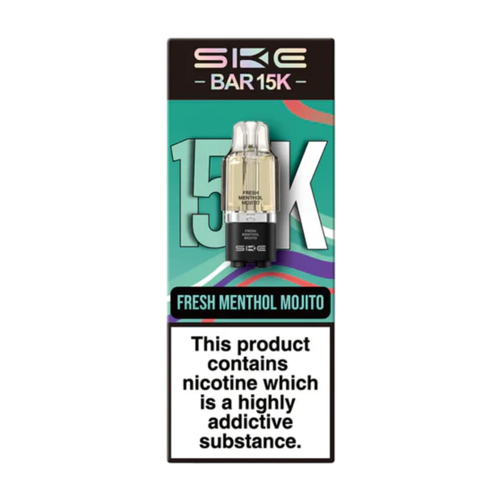  Fresh Menthol Mojito Ske Bar 15k Refill Pods