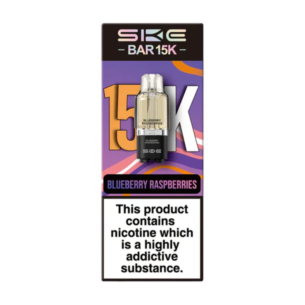  Blueberry Raspberries Ske Bar 15k Refill Pods