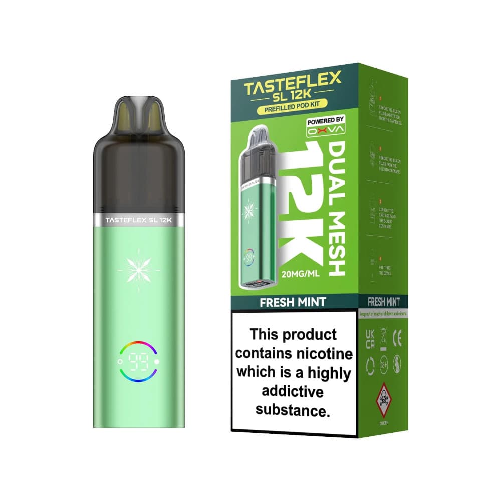  Fresh Mint Oxva Tasteflex SL 12k Vape Kit