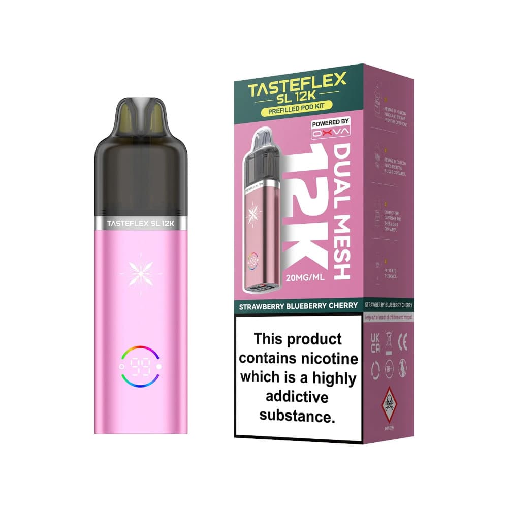  Strawberry Blueberry Cherry Oxva Tasteflex SL 12k Vape Kit