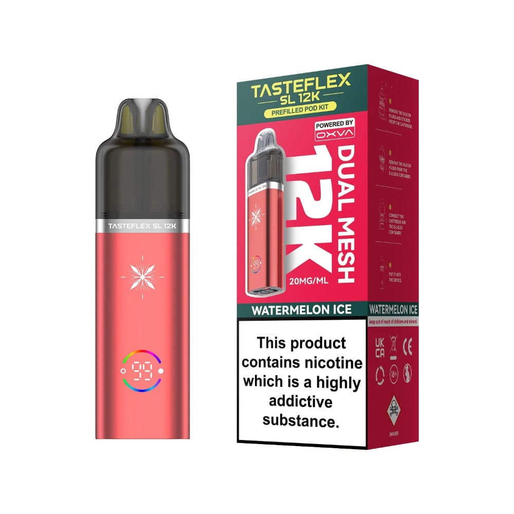  Watermelon Cherry Oxva Tasteflex SL 12k Vape Kit