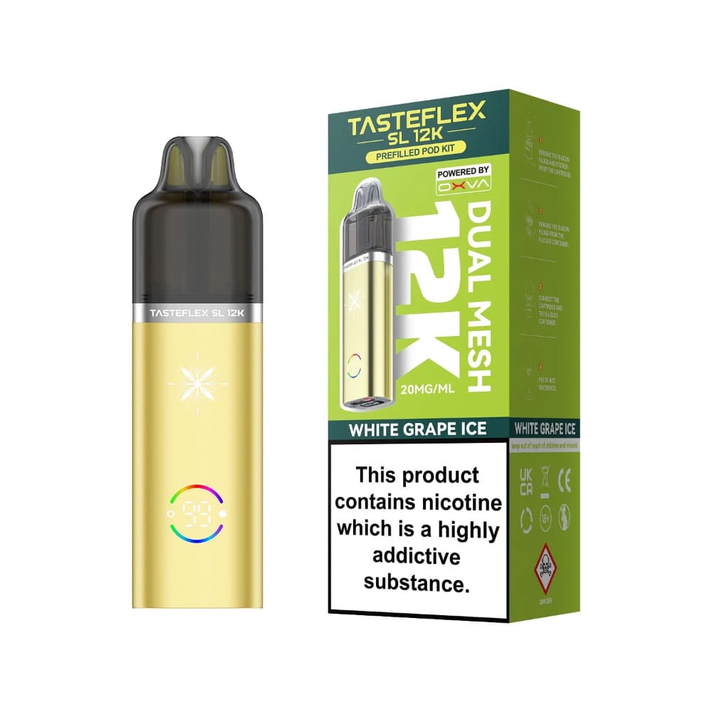  White Grape Ice Oxva Tasteflex SL 12k Vape Kit