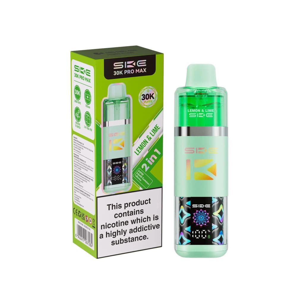 Lemon Lime SKE 30k Pro Max Prefilled Vape Kit