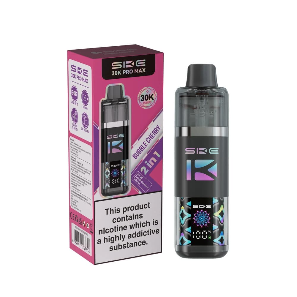  Bubble Cherry SKE 30k Pro Max Prefilled Vape Kit