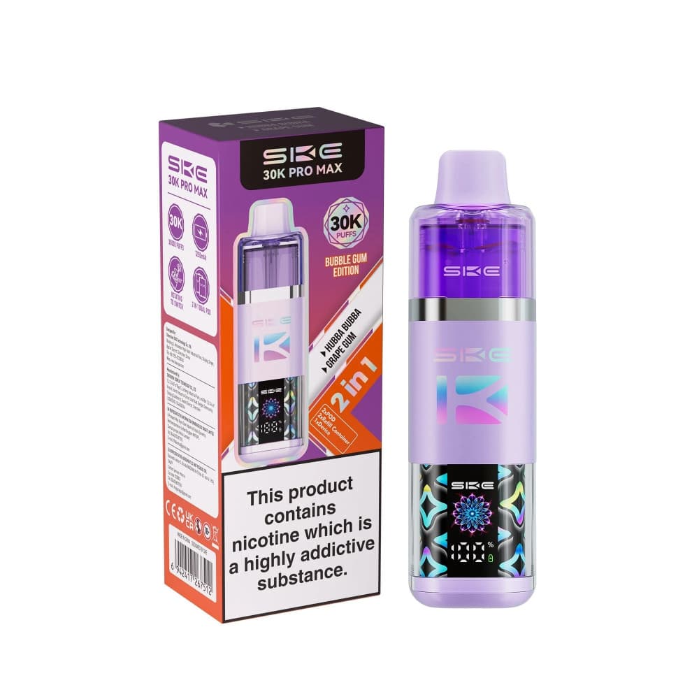 Bubble Gum Edition SKE 30k Pro Max Prefilled Vape Kit