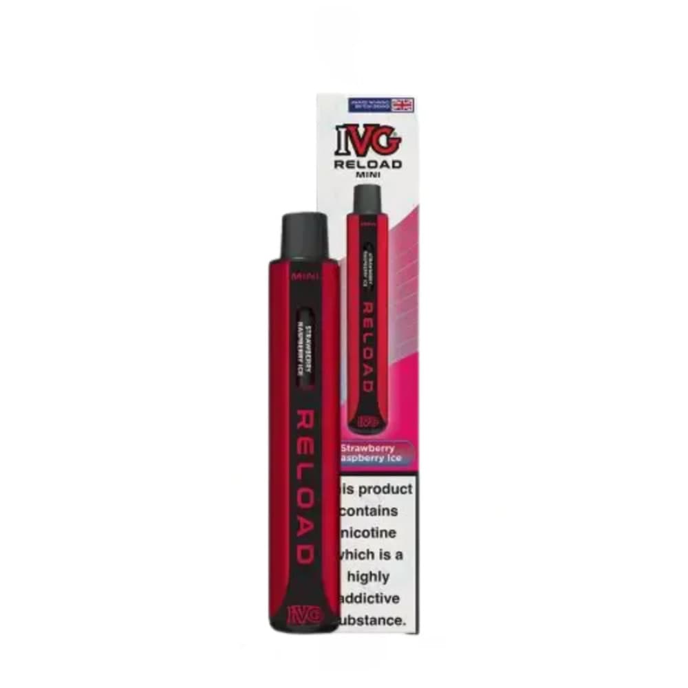  Strawberry Raspberry IVG Reload Mini Prefilled Pod Vape Kit