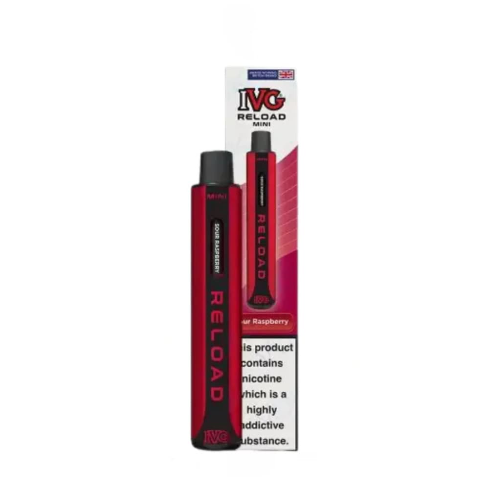  Sour Blueberry Raspberry IVG Reload Mini Prefilled Pod Vape Kit