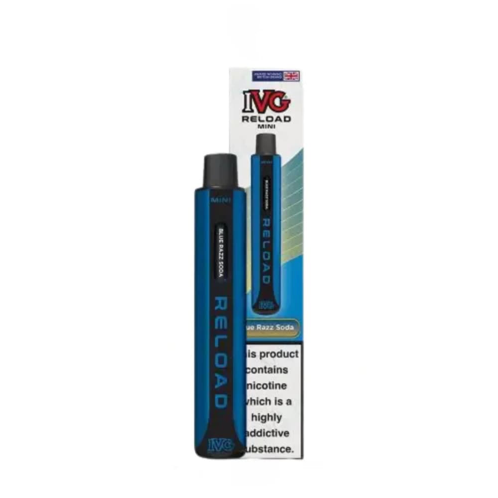  Blue Razz Soda IVG Reload Mini Prefilled Pod Vape Kit