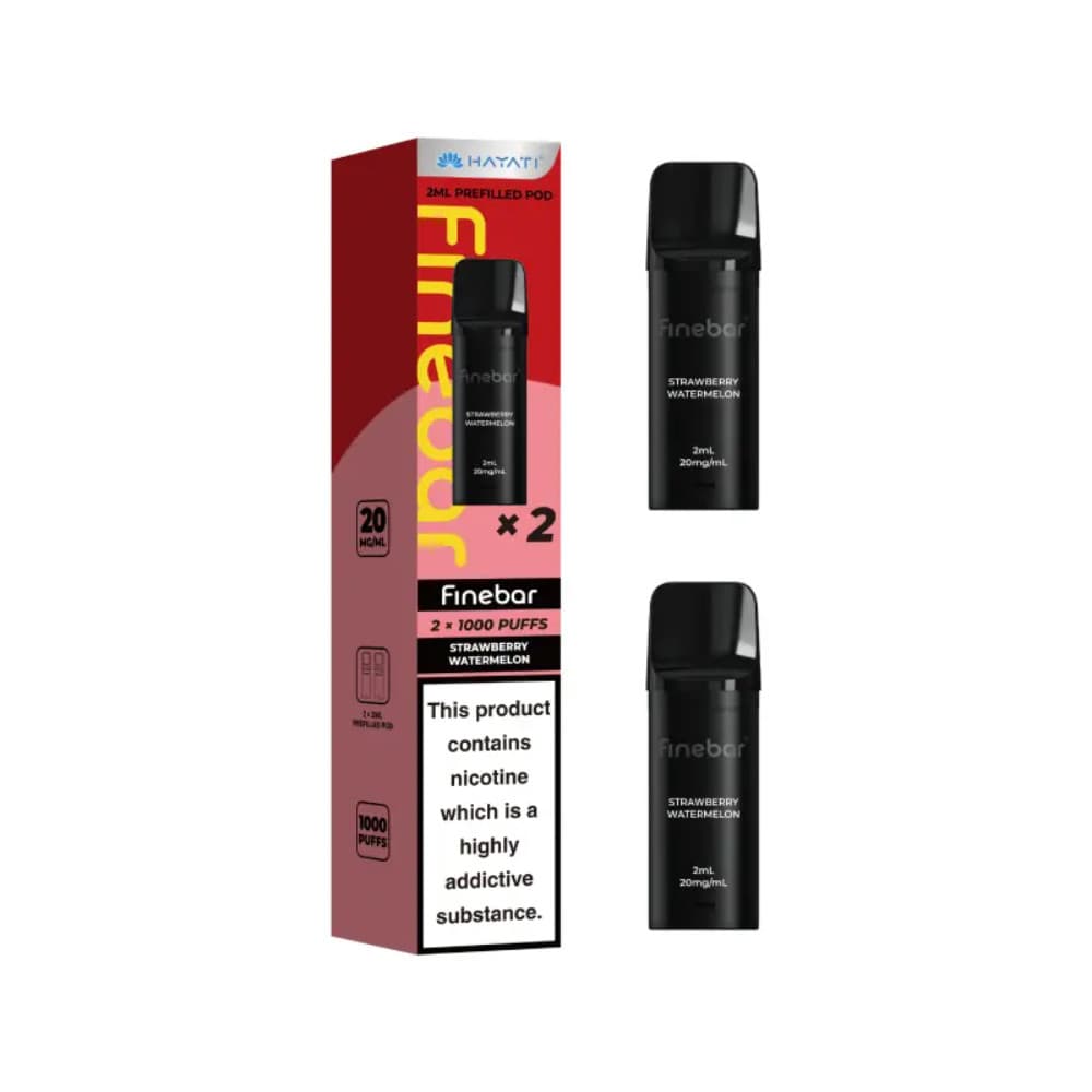  Strawberry Watermelon Hayati Finebar Prefilled Pods