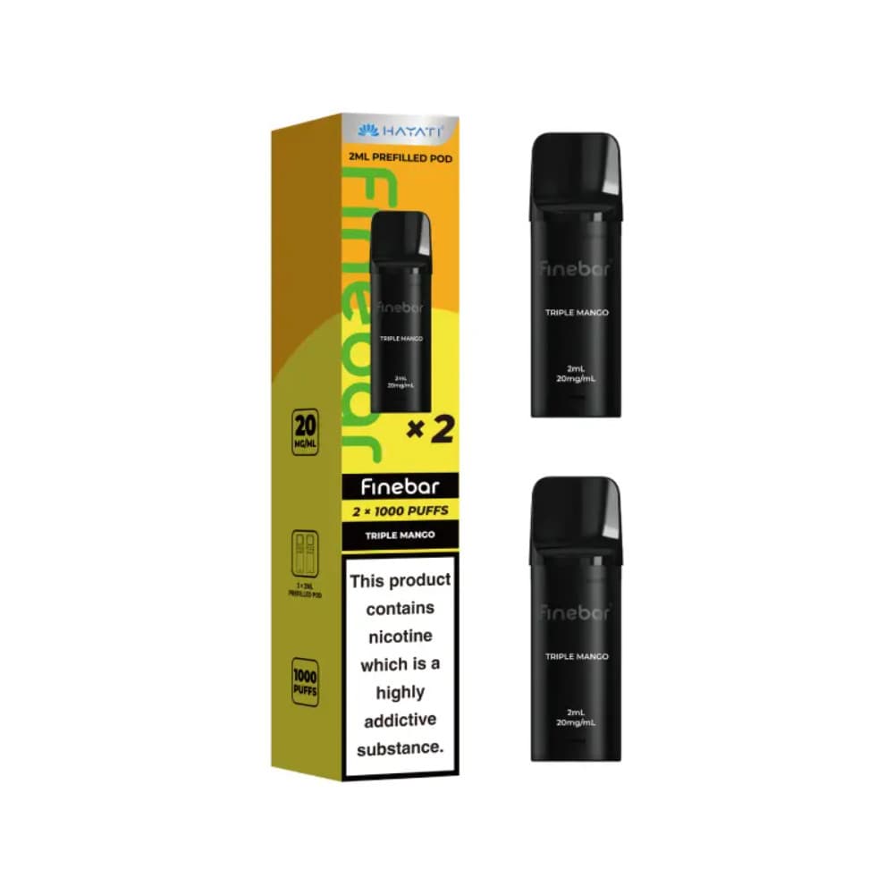  Triple Mango Hayati Finebar Prefilled Pods